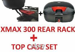 Yamaha XMAX 300 2017-20 luggage rack top box carrier + 46 lt top case set