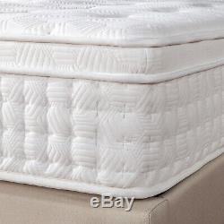 ZINUS NIGHT THERAPY 12 in Euro Box Top Spring Mattress Full Size Bed Frame Set