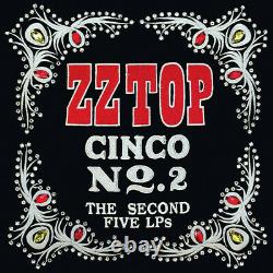 ZZ TOP 5 Vinyl LPs- CINCO NO 2 SECOND BOX SET oop