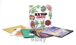 ZZ TOP CINCO THE FIRST FIVE LPs LTD BOX 5x LP 180g REMASTERED VINYL SET EU New