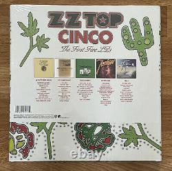 Zz Top Cinco The First Five Lp's 180g Lp Box Set Rare Out Of Print Sealed! II